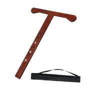 Tope de anclaje de madera para violonchelo, portátil, ligero, protector de suelo para principiantes y estudiantes, color marrón oscuro