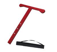 Tope de anclaje para violonchelo de madera, portátil, ligero, protector de suelo para principiantes, tocadores, estudiantes, color rojo