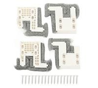 Tope de bloqueo de ventana yizisecce, para el hogar, a prueba de viento, a prueba de polvo, instalación simple, bloque de bloqueo de sellado, fácil de usar, seguro y duradero (80 Tipo)