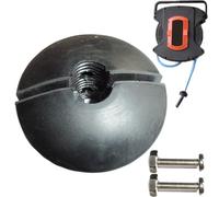 Tope de bola de manguera ajustable, accesorio de parachoques de carrete de goma, tope de cordón de resorte, parte de manguera resistente, tope de repuesto para uso retráctil de equipo de jardín