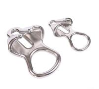 Tope de cadena marino en acero inoxidable 316, compatible con cuerda o cadena de 6 8 mm y 10 12 mm, diseñado para resistencia al impacto y durabilidad marina (10-12 mm)