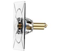 Tope De Drenaje De Baño | Tope De Lavabo De Baño | Panel De Acero Inoxidable 3.86 Pulgadas | Filón De Drenaje Cuadrado De La Ducha Emergente | Diseño De Pedal De Pie De Drenaje De Drenaje Rápido para