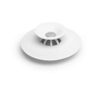 Tope de drenaje/recolector de cabello flexible Umbra 023464-660, color blanco