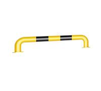 Tope De Estacionamiento Tipo Pórtico Negro Y Amarillo,barandilla De Estacionamiento En Forma De U,barandilla De Acero For Taller,protector De Paredes De Garaje(100x20cm)