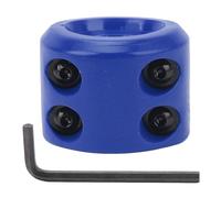 Tope de gancho para Cable de cabrestante, amortiguador de línea de cuerda de goma con llave hexagonal para camiones ATV UTV SUV ORV (Azul)