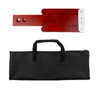 Tope de madera para violonchelo antideslizante en forma de T, protector de suelo portátil, con textura de madera para mejorar la estabilidad, protector de suelo para violonchelo