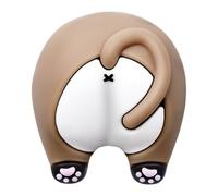 Tope de manija de puerta para pared, 3 x dibujos animados gatitos trasero puerta adhesivo aprendiendo a leer reducir el ruido parachoques de puerta protector de pared para inodoro, estudio