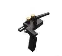 Tope de pista de inglete para pistas de carpintería y para TSlot, con aleación de aluminio y mango giratorio para un posicionamiento preciso de la pista (izquierdo largo)