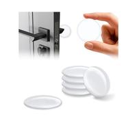 Tope de Puerta Autoadhesivo 12 Pcs, 42x10mm, Topes Silicona Adhesivos, Protector para Paredes, Muebles y Manillas, Goma Elástica, Fácil Instalación, Robusto y Duradero