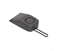 Tope de puerta, bloqueador de puerta portátil con alarma de 70 dB y sensibilidad ajustable, base antideslizante para seguridad de viaje y protección del hogar (negro)