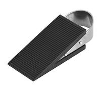 Tope de puerta, caucho Acero inoxidable Respetuoso con el medio ambiente Seguro Robusto Durable Tapón de bloque de cuña Protector de seguridad Tienda Uso de oficina en casa 1.2 pulgadas de alto para b