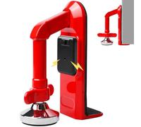 Tope de puerta con alarma, 120 x 88 mm, cierre de puerta portátil, 233 g, alarma antirrobo, 80 dB, doble protección, sirena antirrobo, sistema de alarma para hotel, viajes, balcón, habitación infantil