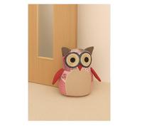 Tope de Puerta con Peso para Interiores, Modelos de Tela con Múltiples Diseños de Animales, Accesorio Decorativo para Mantener Puertas Abiertas en el Hogar u Oficina (Búho Rosa)