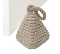 Tope de puerta con peso | Protector de pared de puerta | Bloqueador mantiene la puerta abierta | Tope de puerta de algodón con nudo de cuerda | Tope de puerta interior | Sujetalibros de cuña de