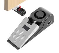 Tope de puerta de 120 dB, alarma de seguridad portátil, alerta de entrada | Sensibilidad ajustable | Uso seguro en casa de viaje
