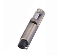 Tope de puerta de acero inoxidable con pie de goma de 160 mm montado en el suelo para uso doméstico y de oficina (bronce verde)