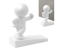 Tope de puerta de figura de 6 pulgadas, cuña para mascotas, tope decorativo para puerta sin deslizamiento, tope de goma duradero, accesorio para el hogar encantador para el dormitorio en el