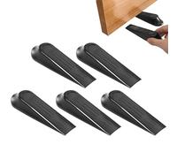 Tope De Puerta De Goma | 5 Piezas De Cuñas Para La Parte Inferior De La Puerta - Topes De Antideslizantes Para Habitación Infantil, Hogar, Área De Mascotas, Garaje, Hotel, Ducha Y Uso Comercial