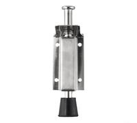 Tope de puerta de pedal de acero inoxidable que sujeta de forma segura las puertas en cualquier posición (140 mm)