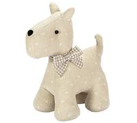 Tope de Puerta Decorativo- Tope Para Puertas de Tela - Tope de Puerta Peluche Diseño de Perro para Decoración de Hogar - Regalos para Amantes de Perros, 1,5 kg 24 x 16 x 29 cm - Terrier, Corazones