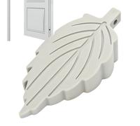 Tope de puerta estilo hoja, protector de cuña colorido de seguridad para bebés, tapón de seguridad de goma flexible para protección de dedos, cierre silencioso, prevención de daños, hogar, oficina