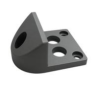 Tope de puerta inferior 150 x 130 mm para puertas giratorias y puertas pesadas, retenedor puerta, sujeta puerta, tope de suelo de acero galvanizado y caucho