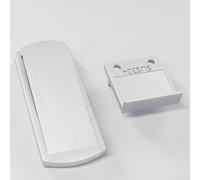 Tope de puerta invisible de acero inoxidable 304 para un control fiable en hogares y oficinas (plateado)