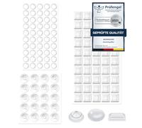 Tope de Puerta, moinkerin, 120 Piezas, Parada de Puerta, Amortiguador, Puerta para Vidrio, Puertas, cajones de armarios y Protectores de Muebles