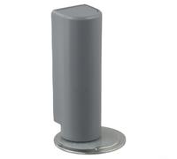 Tope de puerta no invasivo con construcción de acero inoxidable y fuerza magnética para un control eficaz de la puerta en interiores (gris)