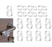 Tope de puerta PVC topes para manilla de puerta de silicona topes de pared transparentes protectores para picaporte de puerta y ventana (16)