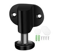 Tope de puerta, soporte de puerta de piso magnético de 2,13 pulgadas con enchufe ajustable, sin instalación de taladro para madera, tapa fuerte para dormitorio, salón, cocina, hotel, tienda