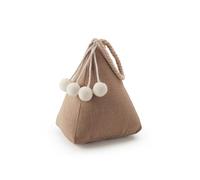 Tope de Puerta Textil 1 kg, Beige, Ideal para Mantener Puertas Abiertas o Cerradas y Evitar Golpes accidentales.