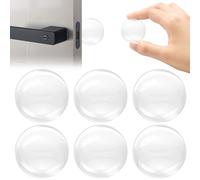 Tope de puerta, Tope de puerta de goma Protectores de manija de puerta Protector de pared redondo de silicona Tope de puerta adhesivo Manija de puerta Almohadillas de parachoques para gabinetes