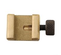 Tope de regla de acero, bloque de posicionamiento de metal, valla de trazador, guía de línea precisa para carpintería, localizador de límite de latón 20-39 mm (20 mm)