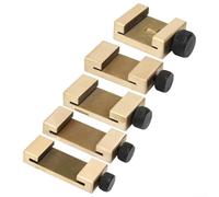 Tope de regla de acero con bloque de posicionamiento y valla de bloqueo de tornillo para sujetar las reglas de forma segura para trazadores de línea precisos y marcas de medición (39 mm)