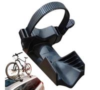 Tope de rueda delantera - Soporte de tope de rueda ligero para bicicletas, bloque de transporte delantero y trasero ancho, equipo de ciclismo de montaña para estabilidad y apoyo - PP, 17 x 11 x 14 cm