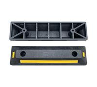 Tope de rueda para vehículos pesados,Bloque de goma para neumáticos de estacionamiento | Topes de parada de ruedas - Borde de estacionamiento de profesional para automóviles, camiones, autobuses, remo