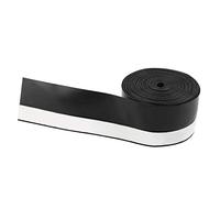 Tope de tiro de puerta, Bloqueador de corrientes de aire debajo de la puerta, Burletes para puertas Tira de sellado de silicona autoadhesiva para puertas y ventanas, 196,9 "de largo x 1,8" de ancho.