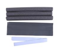 Tope de tiro para puerta - Aislador Tapón de ruido para burlete de puerta | Longitud ajustable adhesivo fuerte a prueba de viento 37,7 pulgadas, burlete de puerta barrido inferior, sello exterior de