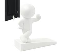 Tope decorativo para puerta, cuña decorativa resistente a los arañazos. Con su diseño decorativo, este tope de puerta mejora el atractivo estético de tu espacio vital y es un regalo ideal