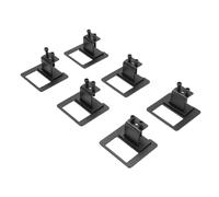 Tope Deslizante para Colchón, 6 uds., Juntas Antideslizantes para Colchón, Pinza de Acero Ajustable para Marco de Cama, Barra de Retención de Colchones, Color Negro