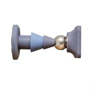 Tope magnético de silicona para puerta con diseño anticolisión para uso en el suelo del hogar, antideslizante y resistente al desgaste, sin necesidad de taladrar, protege puertas y paredes (azul)