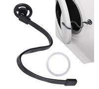 Tope magnético flexible para puerta de lavadora de carga frontal, tapón ajustable para evitar olores de secadora para espacios pequeños, hogar, dormitorios universitarios, apartamentos