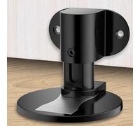 Tope magnético invisible para puerta, altura ajustable, 0 15 mm, fuerte poder de sujeción, imán de metal, tornillo o instalación para múltiples superficies (negro)