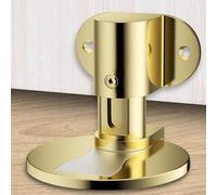 Tope magnético invisible para puerta, altura ajustable, fuerte fuerza magnética que protege las paredes, reduce el ruido, compatible con varios tipos de puertas (dorado)