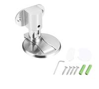 Tope magnético invisible para puerta montado en el suelo con adhesivo o tornillo, diseño ajustable de acero inoxidable, pestillo impermeable para mantener las puertas abiertas y evitar daños en la