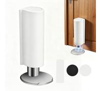 Tope magnético para puerta autoadhesivo, manija invisible para pegar, ancla de puerta de acero inoxidable sin taladrar, para todas las puertas interiores en el hogar y la oficina, tope de puerta
