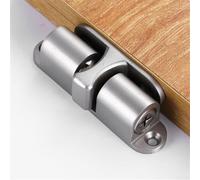 Tope magnético para puerta sin perforaciones que mantiene las puertas en su lugar de forma segura con un diseño invisible (cepillado)