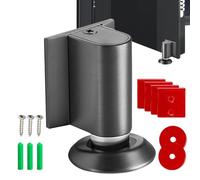Tope magnético para puerta, tope de puerta de piso, altura ajustable, adhesivo resistente al óxido para hotel, taller, alquiler, despensa, balcón, hogar, cocina, aula