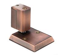 Tope mecánico de puerta para puertas pesadas, resistente al viento, aleación de zinc, ajustable, soporte de puerta resistente, bronce rojo con tornillos